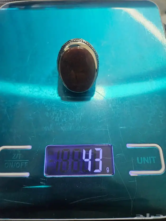 خاتم عقيق بحري يمني 990 7