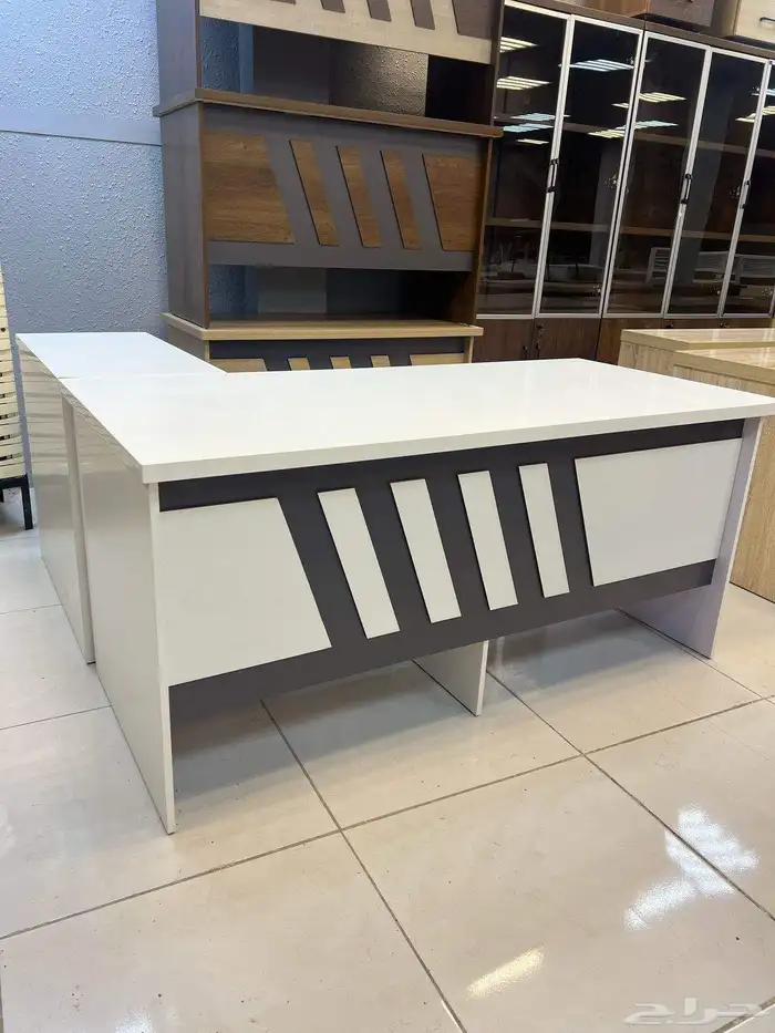 جديد اثاث مودرن مكتبي متوفرج. (وموجود التوصيل  والتركيب 8