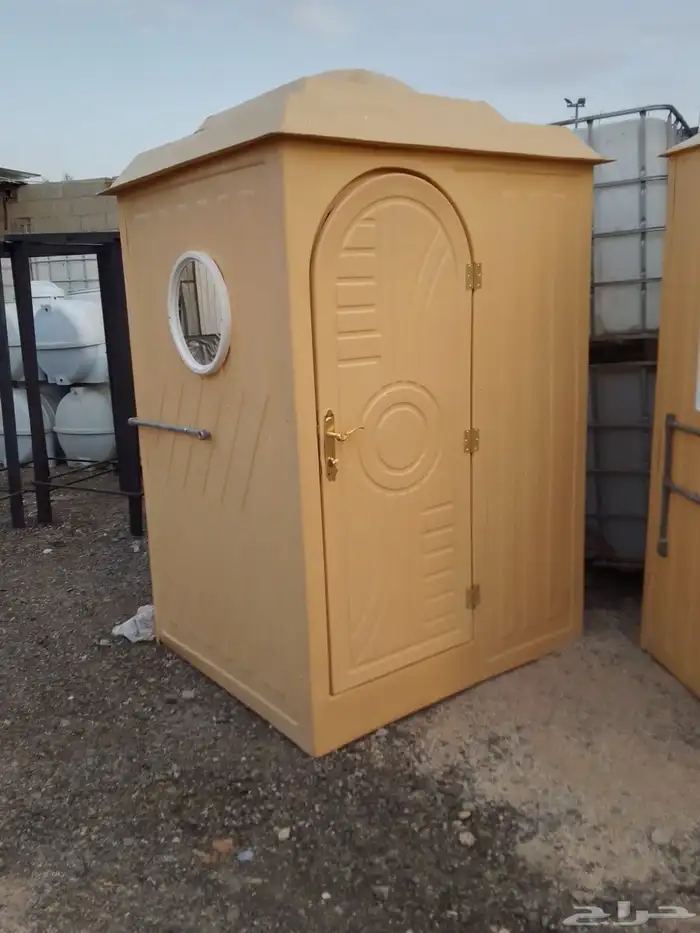 دورات مياه فايبر كلاس متنقلة 8