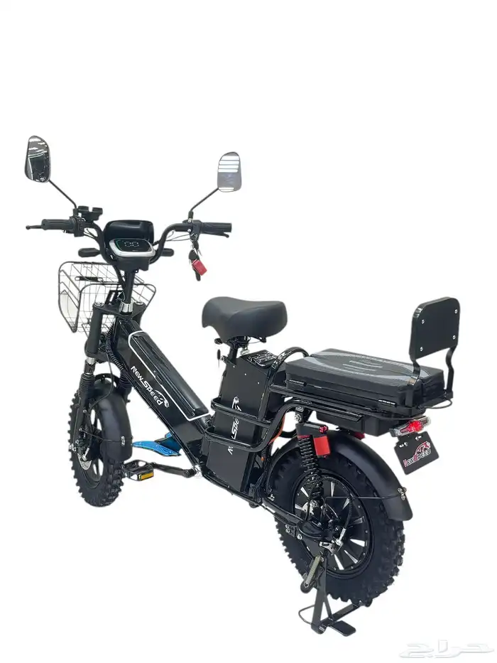 دراجة الروسية 60 فولت ابو بطاريتين كفر عريض دراجه كهرباىي 3