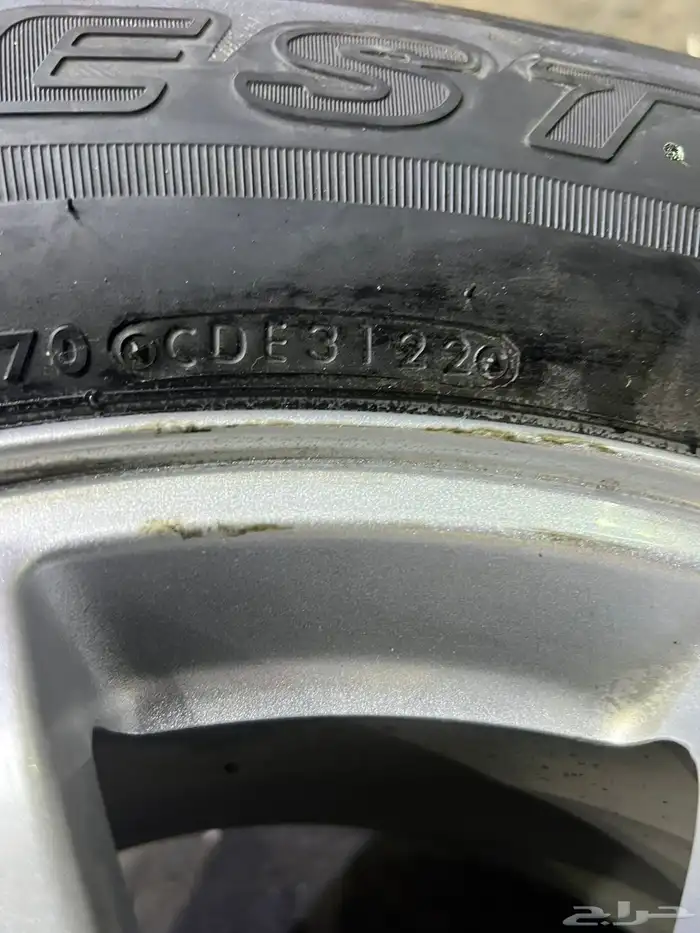 جنوط فورد اف 150 اصلي وكاله  مع كفرات برجستون 265.70.17 ت22 14