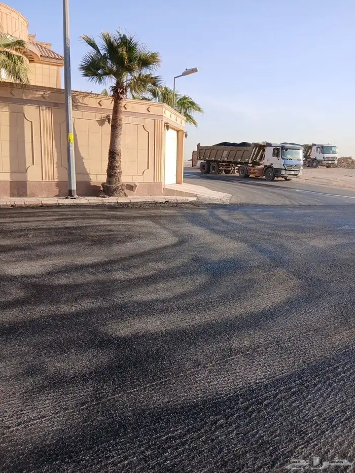 رش مادة الامسي ون والارسي تو اعمال اسفلت 13