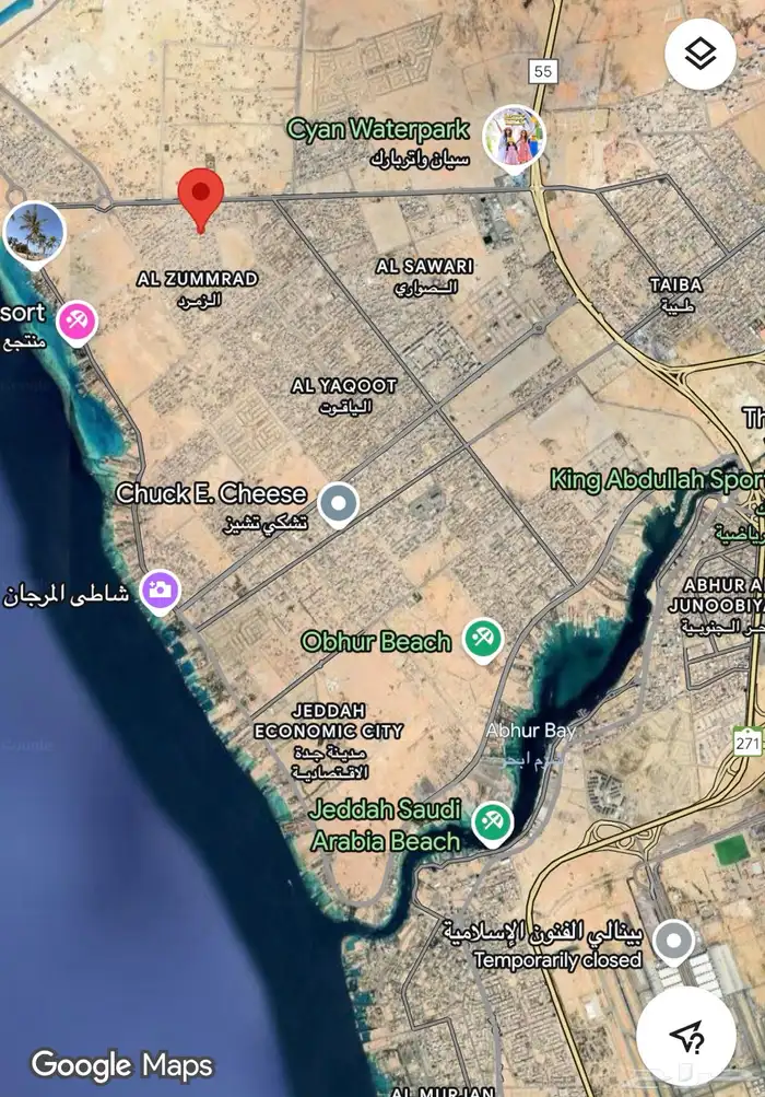 أرض للبيع في الزمرد رقمها 334ج 1