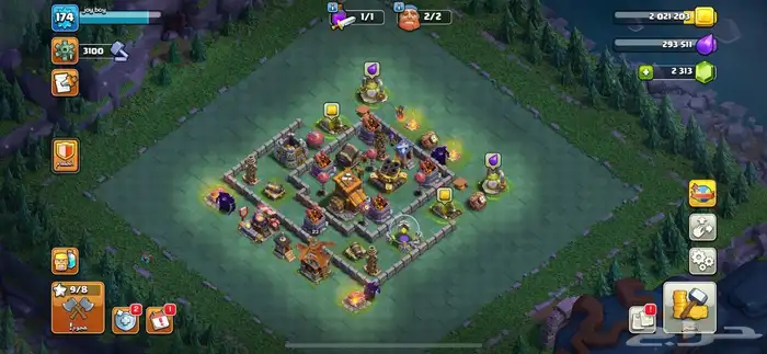 حساب لعبة clash of clans للبيع 9