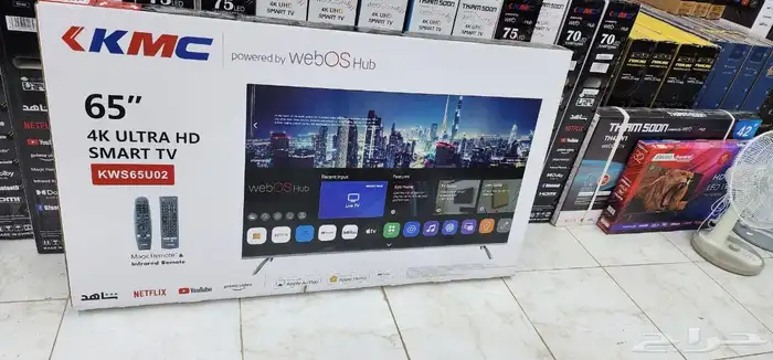 بيع شاشات تلفزيون سمارت 4kواي فاي مع التوصيل والتركيب فوري م 8