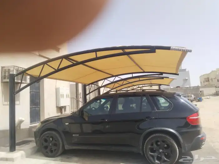 مظلات وسواتر وبيوت الشعر جده وتغير قماش وتركيب مظلات فرنسي 0