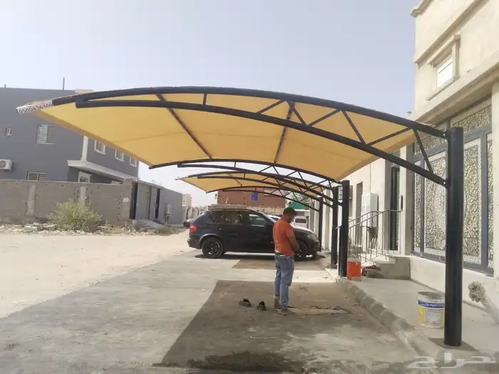 مظلات وسواتر وبيوت الشعر جده وتغير قماش وتركيب مظلات فرنسي 1