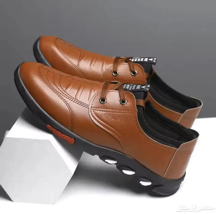 اخذية جلدية كاجوال للرجال 1