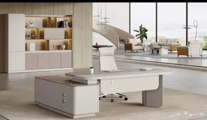 مودرن أحدث مكتب فخم إداري طقم متكامل مع كرسي و كنب اجتماعات 24