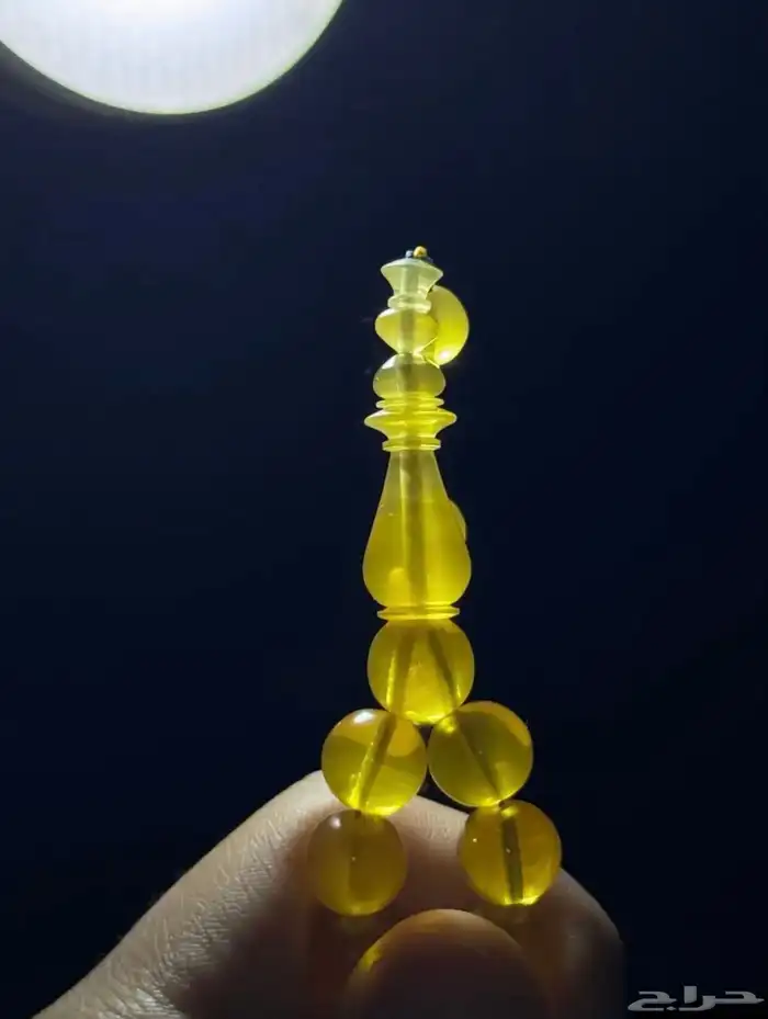 تحفة أنيقة مسباح مسكي شفاف برائحة فاخرة 1