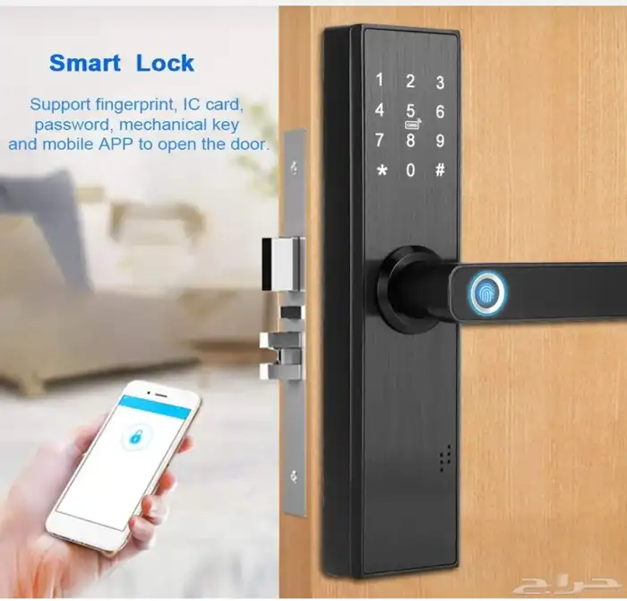 قفل باب الاكتروني 0