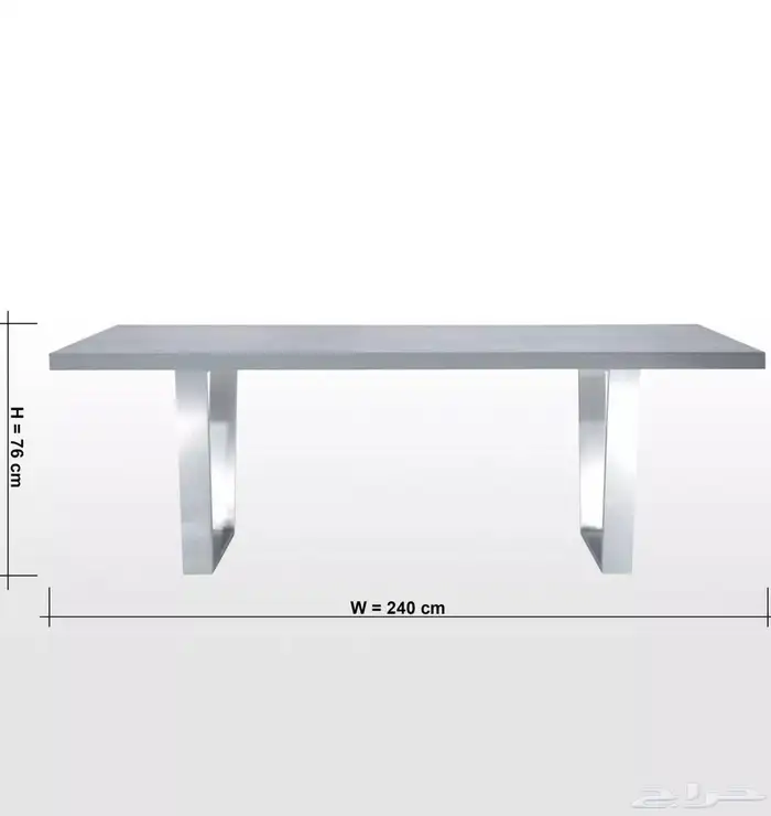 طاولة طعام 8 كراسي من هوم سنتر 3