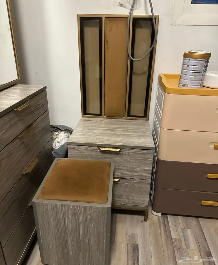 مطبخ تفصيل و غرفه نوم شبه جديد 4