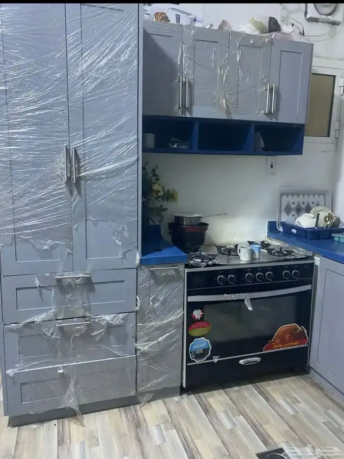 مطبخ تفصيل و غرفه نوم شبه جديد 0