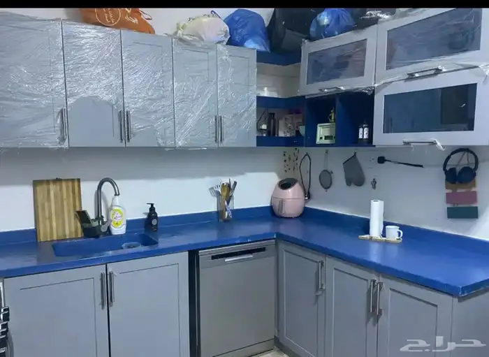مطبخ تفصيل و غرفه نوم شبه جديد 3