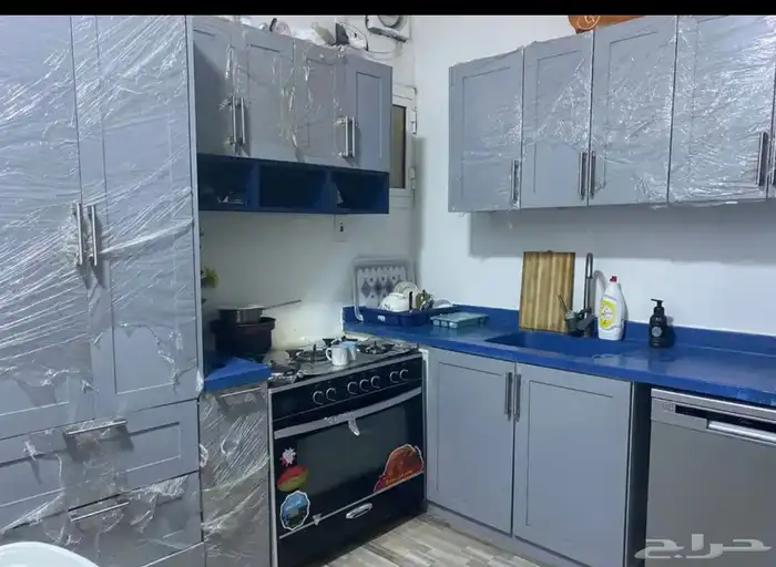 مطبخ تفصيل و غرفه نوم شبه جديد 1