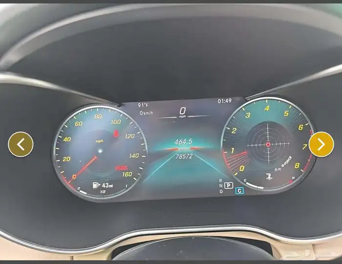 مرسدس C43 موديل 2021كوبي 4