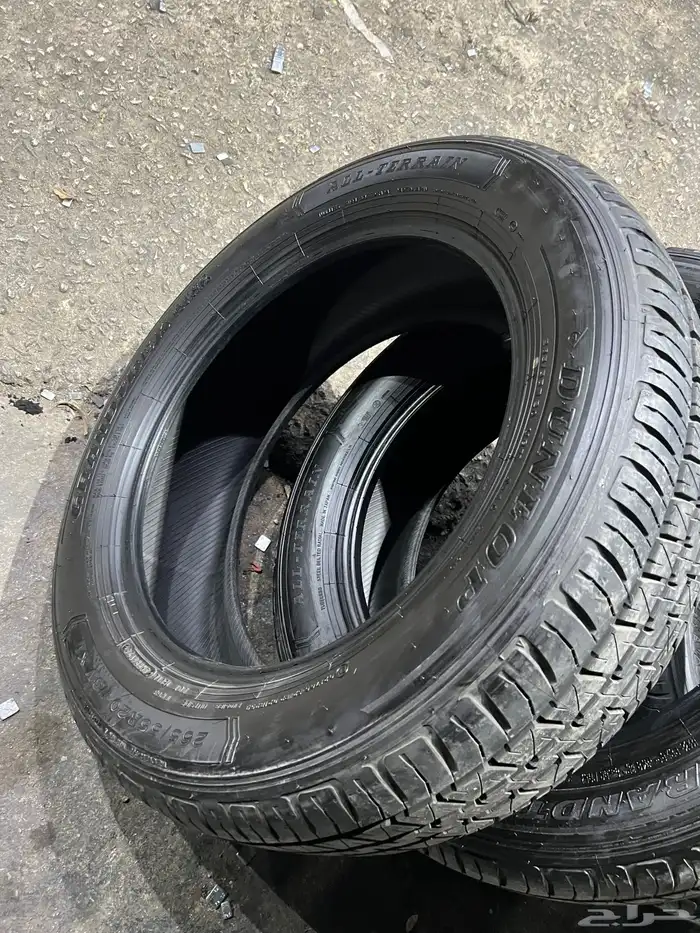 كفرات دنلوب وكاله مقاس 265 55 20 لاند 24 5