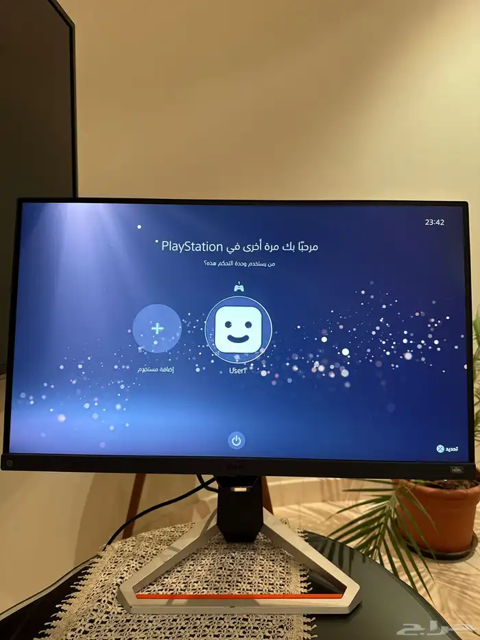 سوني 5 سليم ون تيرا وشاشة BenQ نظيف جدا 1