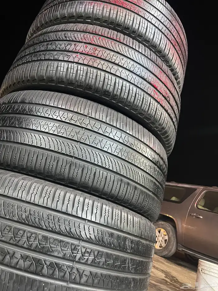 طقم كفرات برلي 285 40 23 استخدام خفيف 7