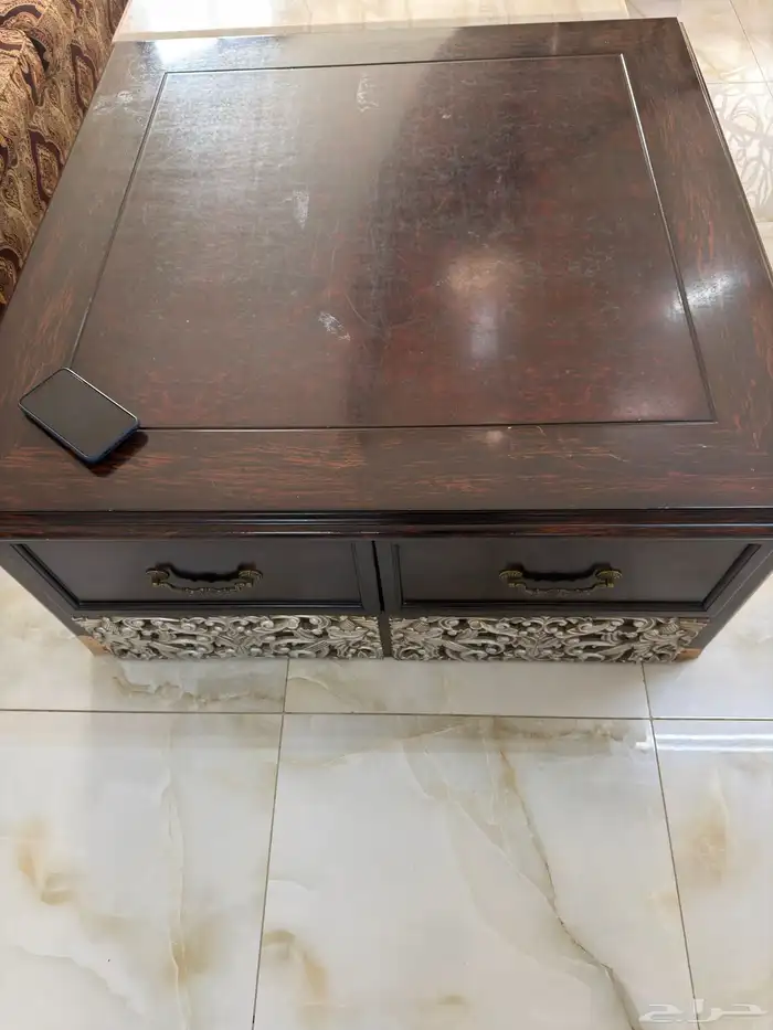 3 طاولات خشب كبيرة 0