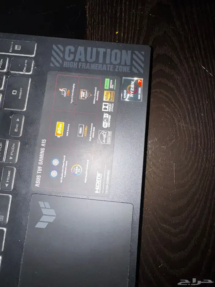 موصفات الجهاز RYZEN7 كرت الشاشه4060RTX الشاشه 144hz -1T 16G 3