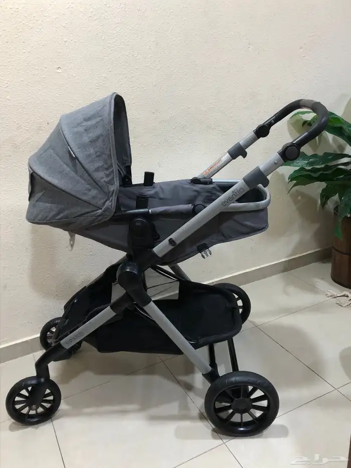 عربه اطفال تؤام براند ايفن فلو حالتها ممتازه جدا استعمال 10