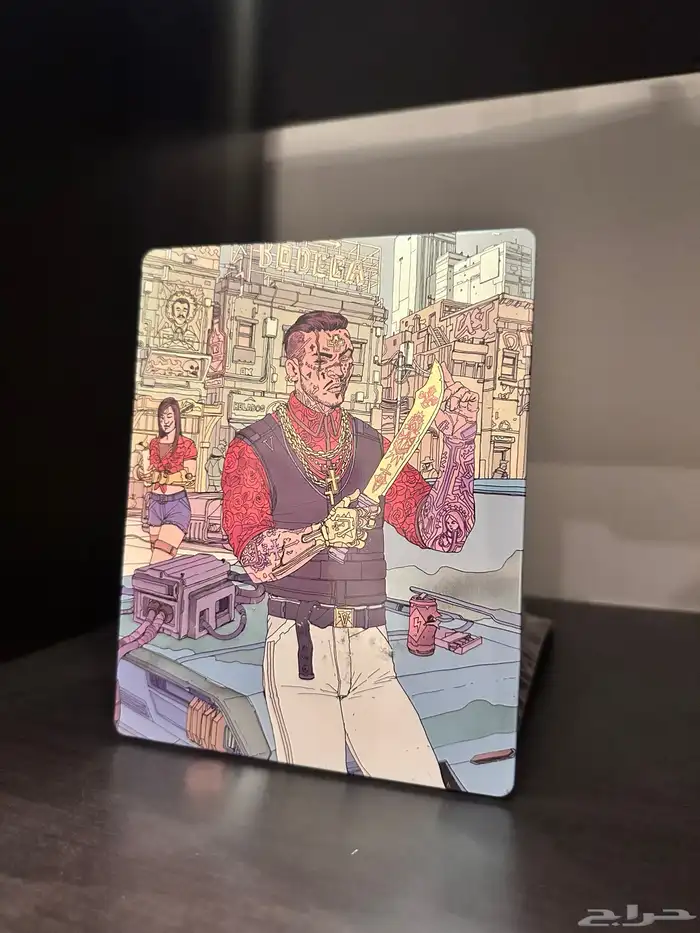 لعبة Cyberpunk 2077 غلاف حديدي فقط Steelbook 0