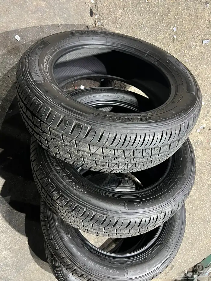 كفرات دنلوب وكاله مقاس 265 55 20 لاند 24 4