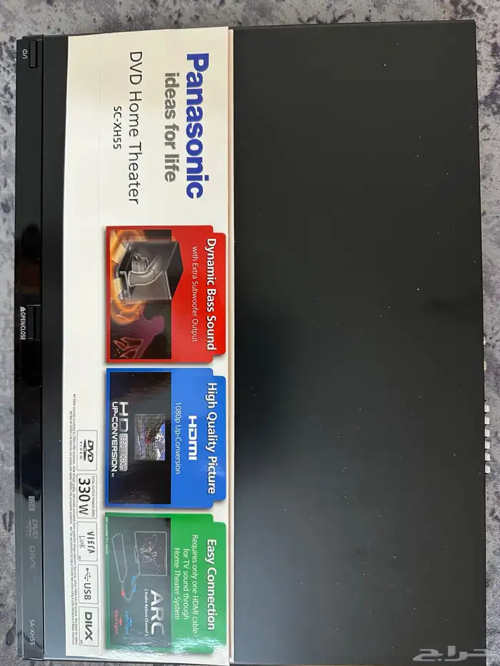 2 جهازي عرض منDVD LG و سماعات مسرح كامل من PANASONIC 6