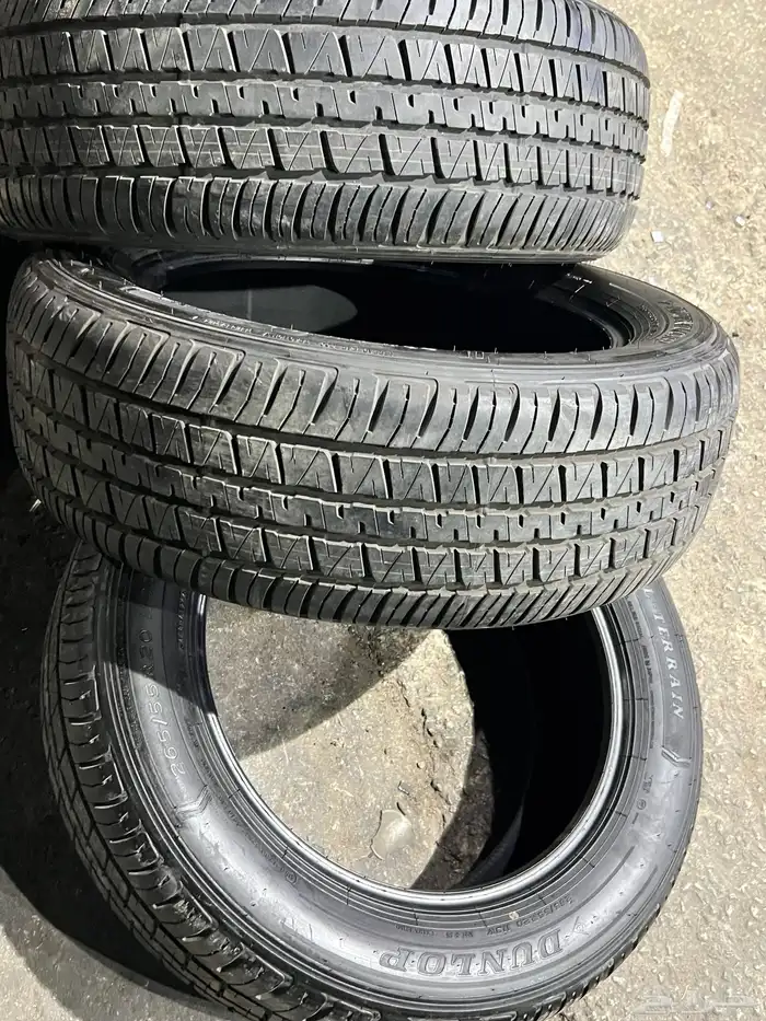 كفرات دنلوب وكاله مقاس 265 55 20 لاند 24 26