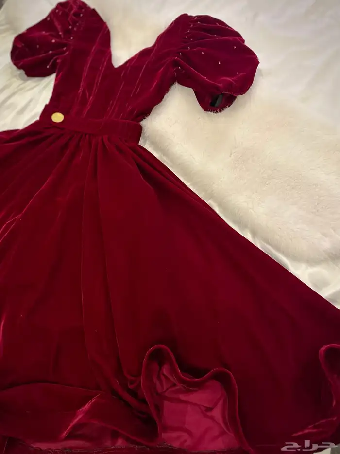 فستان سهره راقي من تصميم مشاعل المهداوي 1