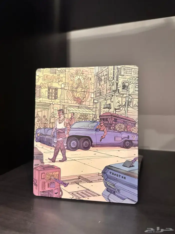 لعبة Cyberpunk 2077 غلاف حديدي فقط Steelbook 1