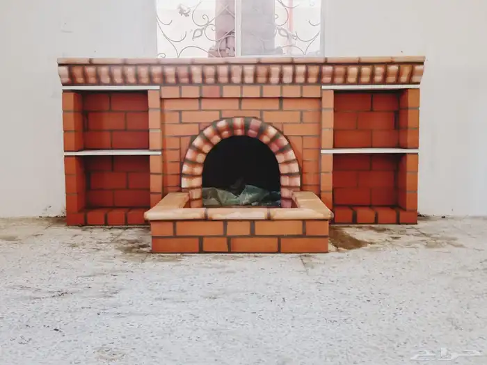 بيوت شعر مشب نار مشب رخام قرميد جمالون تلبيس قماش 7