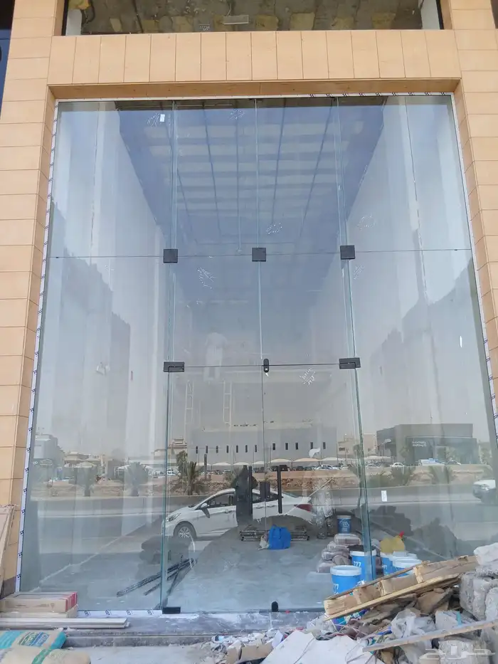 زجاج وجهات سكوريت زجاج محلات تجارية باب زجاج محل سكوريت 2