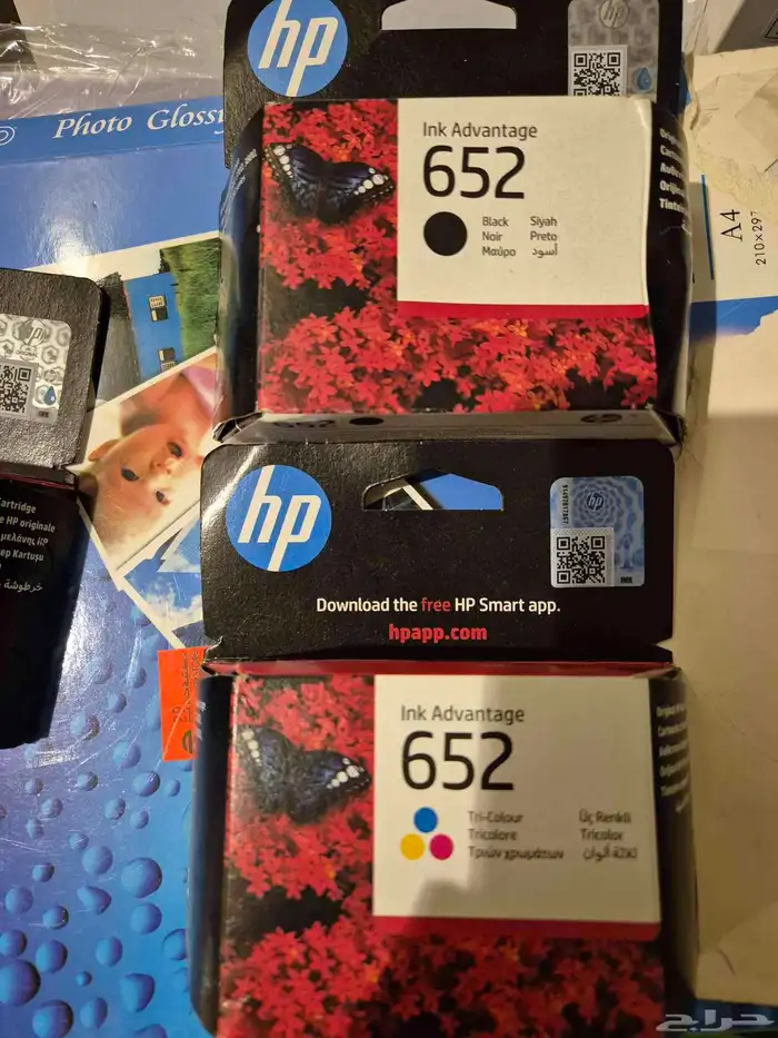 حبر طابعة hp جديدة 0