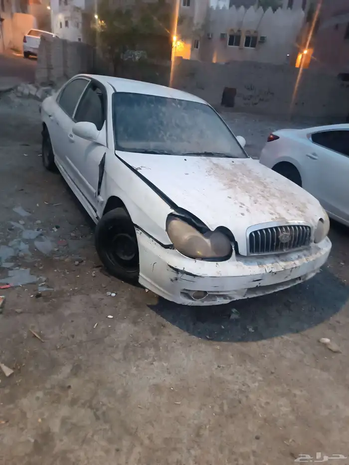 سياره سوناتا تشليح يوجد بها جربوكس ومكينه وكمبيوتر 1