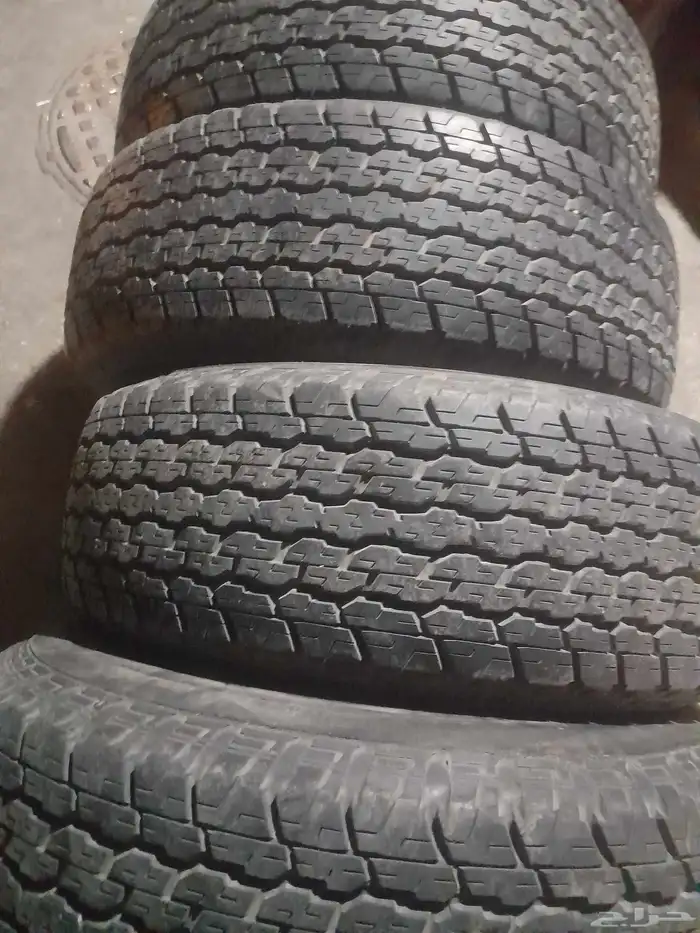 كفرات برجستون نيسان فتك نضيفه مره خاليه من العيوب تاريخ نهاي 1