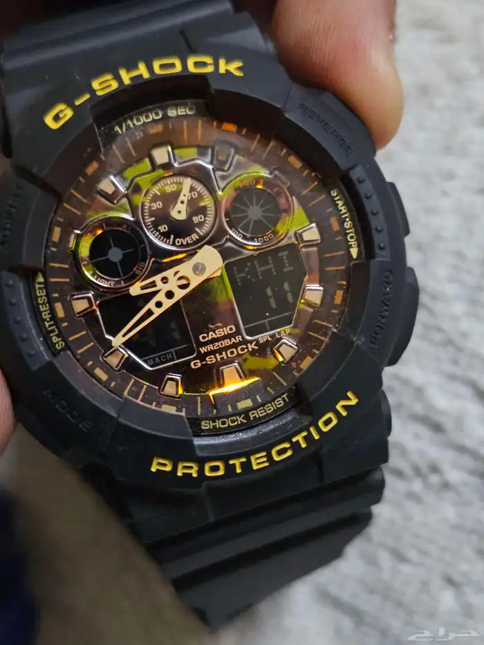 اي ساعه ساعة يد رجالية جي شوك Casio 10