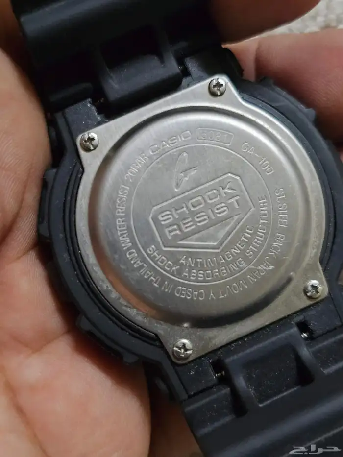 اي ساعه ساعة يد رجالية جي شوك Casio 15