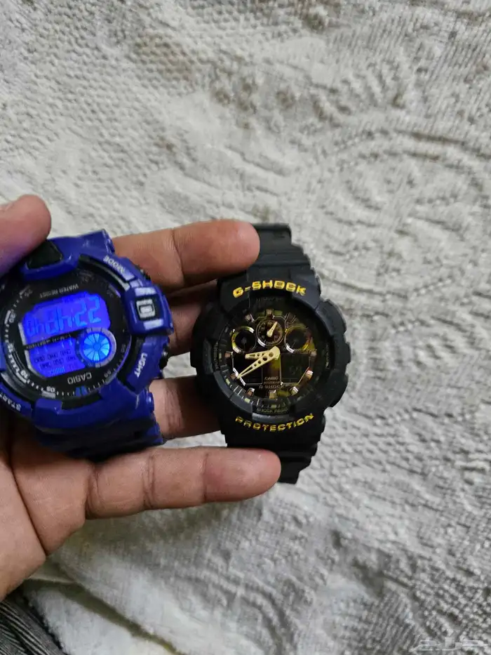 اي ساعه ساعة يد رجالية جي شوك Casio 1