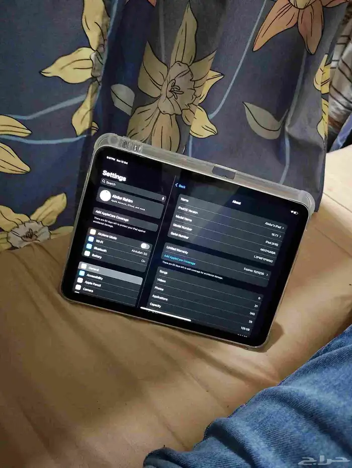 i pad 11th a16 128 brand new only 3 days use 2