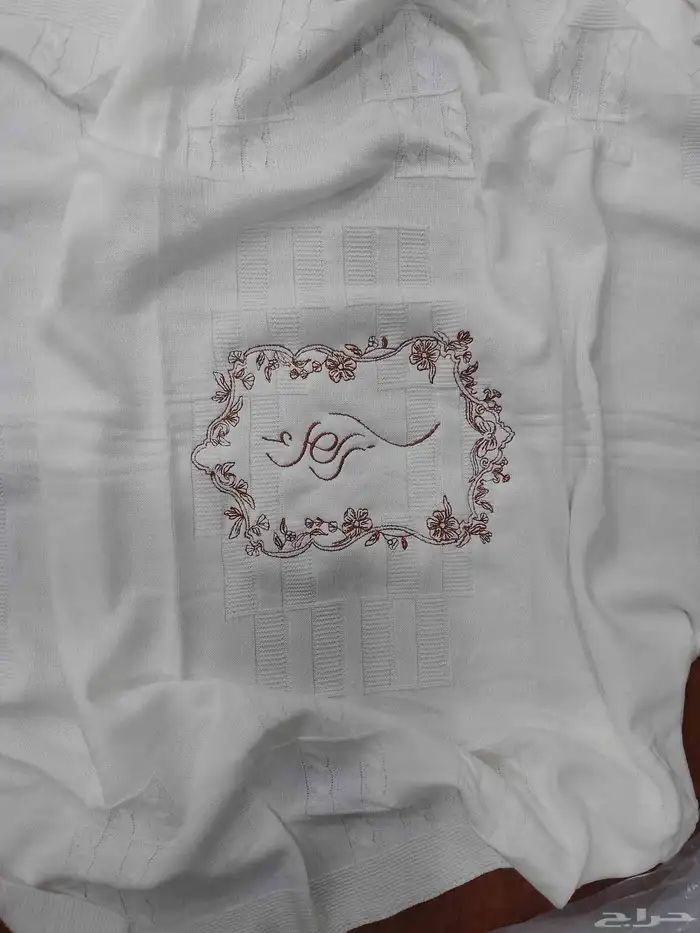 تطريز بطانيات ومفارش مواليد بتصاميم خاصة  غرز دقيقة ولمسات ف 7