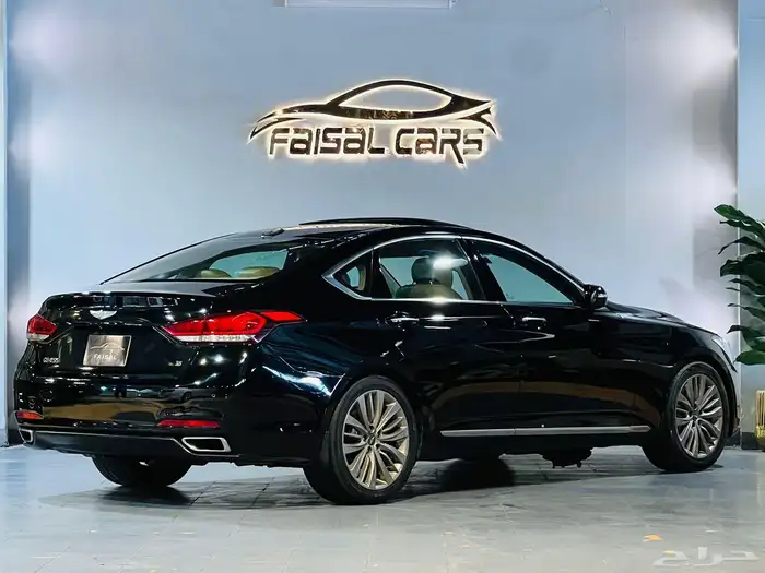 جنسس 2015 G80 V6 بحاله ممتازه ماشاء الله 9