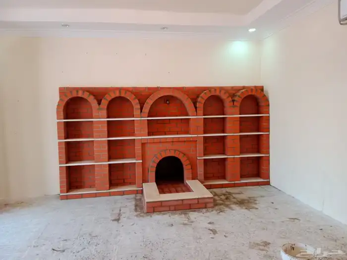 بيوت شعر مشب نار مشب رخام قرميد جمالون تلبيس قماش 6