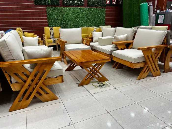 جلسات شعبية وحديثة خارجية وديكورات 9