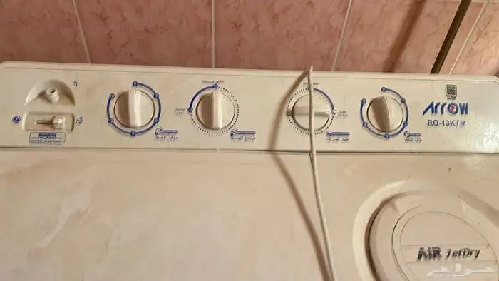 غساله حوضين 13كيلو بحاله ممتازه خراب بسيط جدا في نشافه 2