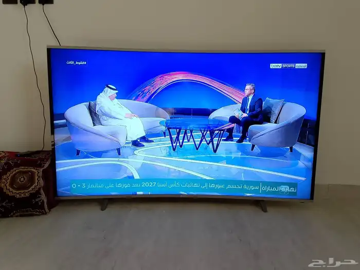 للبيع شاشة دانسات منحنية 65 بوصه سمارت 4K 2