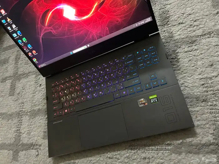 لابتوب جيمنج وتصاميم معالج رايزن 9 نظيف RTX3070 5