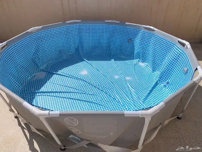 مسبح انتكس مستعمل نظيف عرض 3م 4